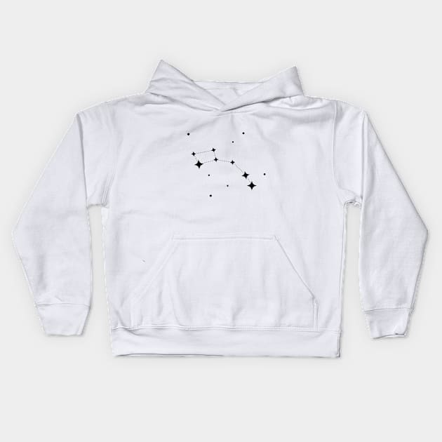 Ursa Minor Kids Hoodie by Pararoomies